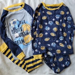 4 Piece Member's Mark Pajama Set - Size 6